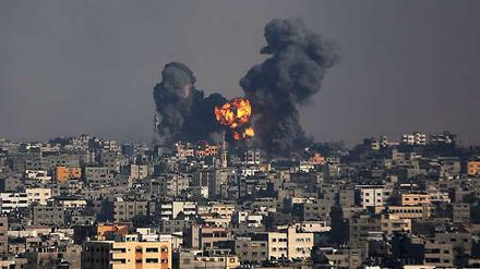Israelischer Luftschlag in Gaza.