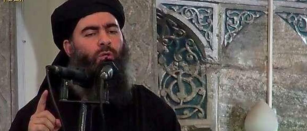 Der Chef der Terrorgruppe Isis, Abu Bakr al Bagdadi.