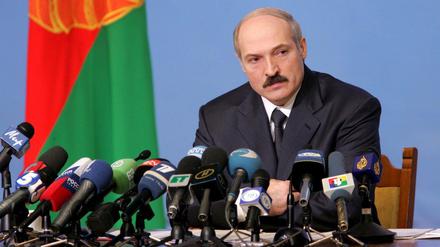 Seit 26 Jahren an der Macht: Der autoritäre weißrussische Präsident Alexander Lukaschenko.
