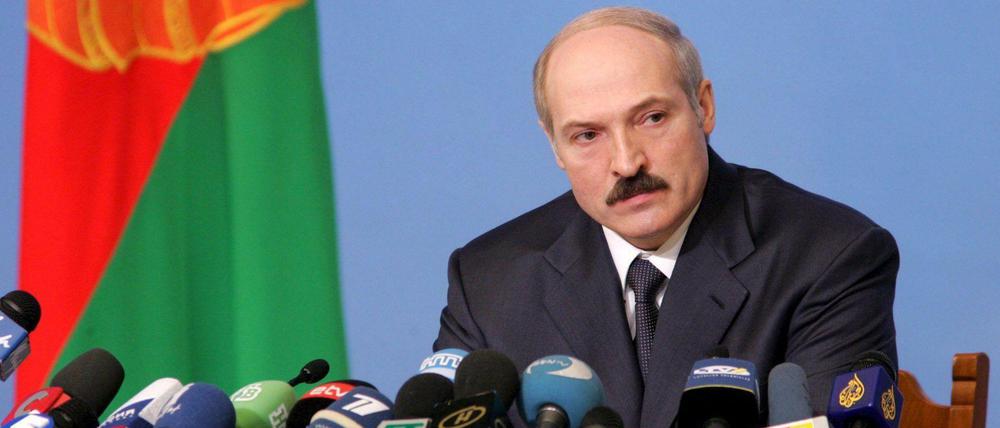 Seit 26 Jahren an der Macht: Der autoritäre weißrussische Präsident Alexander Lukaschenko.