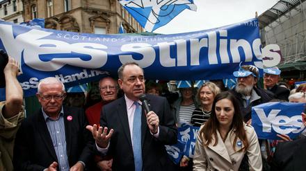 SNP-Chef Alex Salmond und seine Vize Nicola Sturgeon.