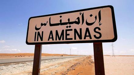 Das algerisches Gasfeld "In Anemas", wo die Regierung am Samstag ein Geiseldrama blutig durch Militär beendet hat.
