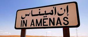 Das algerisches Gasfeld "In Anemas", wo die Regierung am Samstag ein Geiseldrama blutig durch Militär beendet hat.