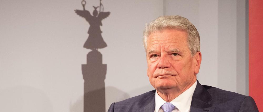 Altbundespräsident Joachim Gauck 