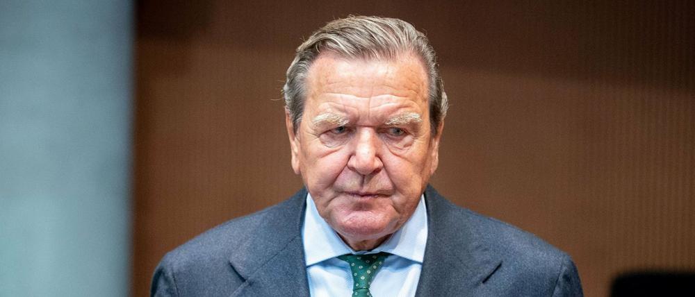 Der ehemaliger Bundeskanzler Gerhard Schröder (SPD).