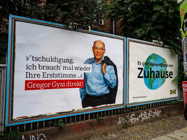 Gregor Gysi will den Wahlkreis Treptow-Köpenick wieder direkt gewinnen. 