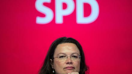 Andrea Nahles soll am Dienstag kommissarisch den SPD-Vorsitz übernehmen - doch dagegen regt sich Widerstand.