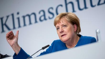 Bundeskanzlerin Angela Merkel (CDU) wollte einen strengen Klimaschutz – das Klimapaket wird jetzt aber ausgedünnt. 
