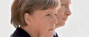 9. Mai 2015: Angela Merkel ist zu Gast in Moskau, wo der Tag des Sieges der Sowjetunion über Nazideutschland begangen wird.
