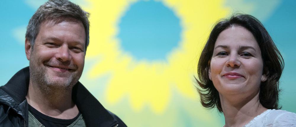 Annalena Baerbock und Robert Habeck, die Bundesvorsitzenden von Bündnis 90/Die Grünen. 