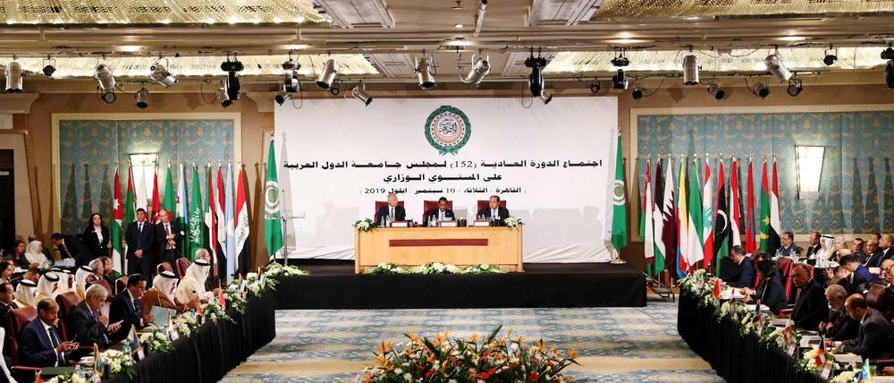 Treffen der Arabischen Liga am 10. September 2019 in Kairo.