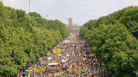 Rund 160.000 Menschen demonstrierten am 26.05.11 bundesweit für die schnelle und endgültige Abschaltung aller deutschen Atommeiler. 
