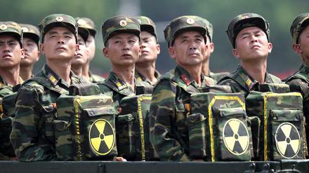 Nordkorea (hier ein Archivbild) will sich nicht davon abbringen lassen, Atommacht zu werden. Auch vor Drohungen schreckt das Regime nicht zurück. 