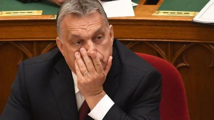 Premier Viktor Orban am Dienstag bei der Konstituierung des Parlaments in Budapest.