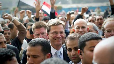 Außenminister Guido Westerwelle besucht Ägypten.