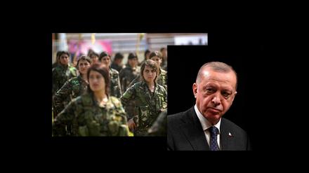 Die Anerkennung der säkularen Verteidigungskräfte YPG/YPJ in Syriens kurdischem Norden stört den türkischen Präsidenten Erdogan.