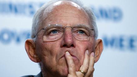 Der scheidende Finanzminister Wolfgang Schäuble (CDU) 