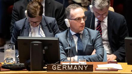 Der Klimawandel werde "immer mehr zur Gefahr für Frieden und Sicherheit", sagte Maas in seiner ersten Rede im UN-Sicherheitsrat. 