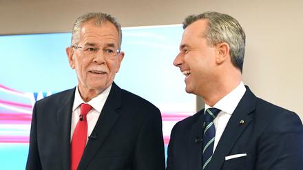 Einer von beiden wird der nächste Präsident Österreichs: Alexander Van der Bellen und Norbert Hofer.