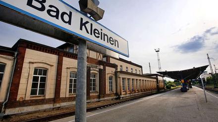 Kleinstadtbahnhof. Bad Kleinen in Mecklenburg-Vorpommern