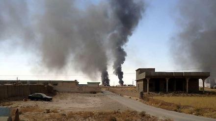 In den vergangenen Tagen hatte die Dschihadistengruppe "Islamischer Staat" mehrere Ölfelder im Norden des Irak unter ihre Kontrolle gebracht.