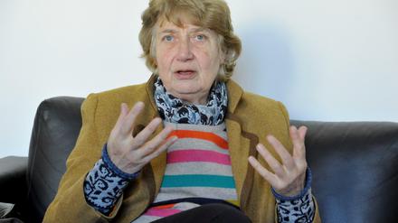 Barbara John, ehemalige Ausländerbeauftragte des Berliner Senats (CDU) und Voritzende des Paritätischen Wohlfahrtsverbandes in Berlin Kreuzberg im Januar 2016.