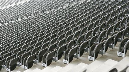 Blick in das leere Berliner Olympiastadion