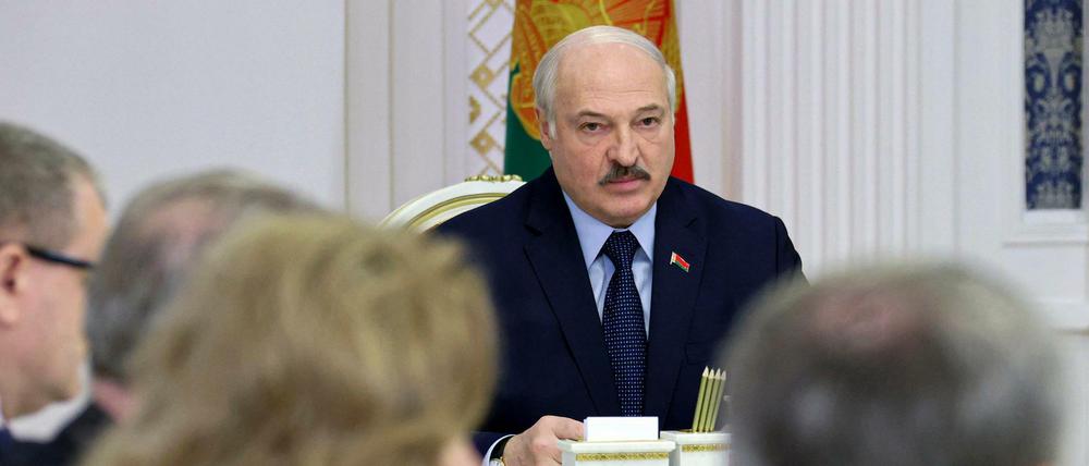 Gesprächsthema im Deutschen Bundestag: Der belarussische Machthaber Alexander Lukaschenko und die von ihm ausgelöste Krise an der Grenze zu Polen.
