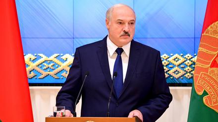 Alexander Lukaschenko will seine sechste Amtszeit antreten.