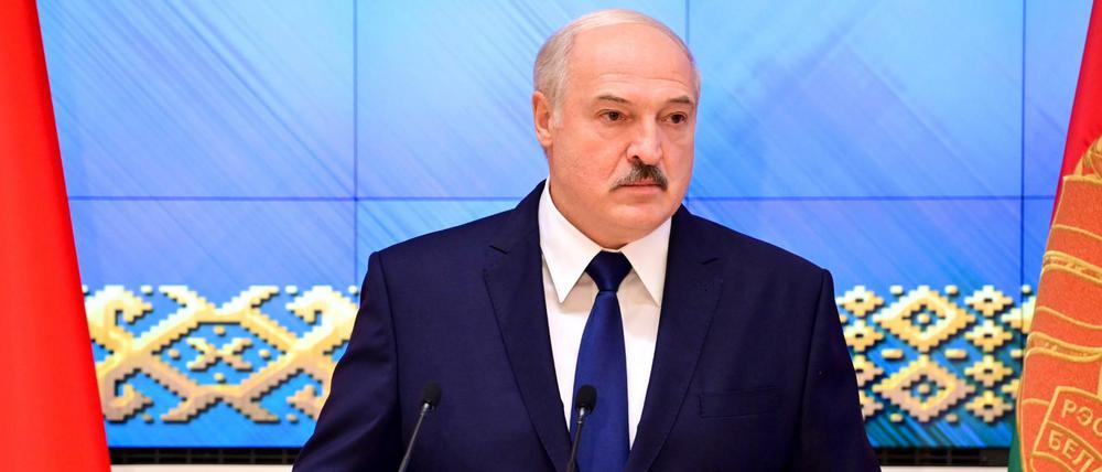 Alexander Lukaschenko will seine sechste Amtszeit antreten.