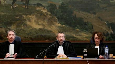 Richter Pierre Hendrickx (M.) hatte den Vorsitz in dem Verfahren gegen vier führende Mitglieder der Verviers-Islamistenzelle.