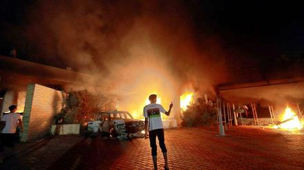 Nach dem Angriff. Das US-Konsulat in Bengasi am 11. September.