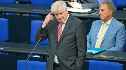 Innenminister Horst Seehofer (CSU) am Mittwoch im Bundestag.