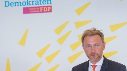 Der starke Mann der Partei: Christian Lindner Bundesvorsitzender der FDP. 