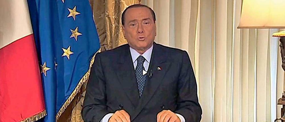 Verurteilt: Italiens Ex-Regierungschef Silvio Berlusconi