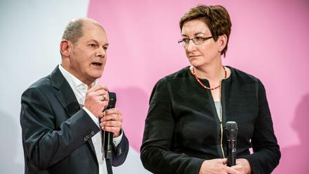 Klara Geywitz bewirbt sich mit Olaf Scholz für den SPD-Vorsitz.
