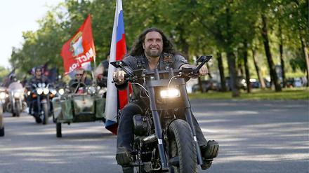 Sieht aus wie bei "Easy Rider", sind aber die russischen "Nachwölfe".