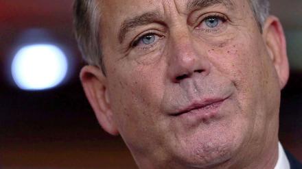 Konnte seine republikanischen Kollegen nicht hinter sich bringen: John Boehner