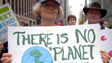 Die Staatsmänner kommen zum UN-Klimagipfel - die Demonstranten sind schon da.