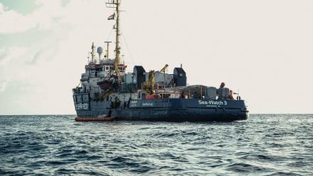 Die „Sea-Watch 3“ westlich von Tripolis in internationalen Gewässern (Archiv)
