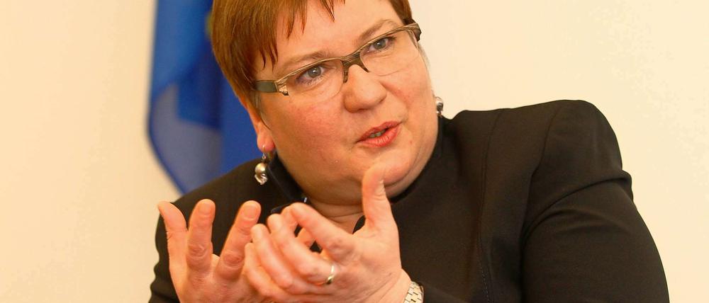 Iris Gleicke (SPD, die neue Ost-Beauftragte der Bundesregierung.