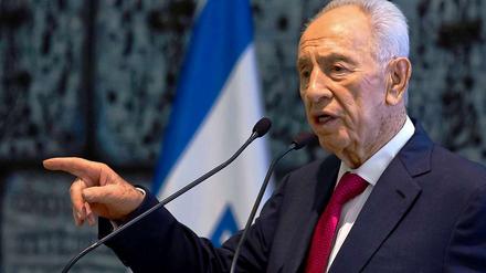 Israels Präsident Schimon Peres wirbt trotz Obamas Zaudern in der Syrien-Politik um Vertrauen für den US-Präsidenten. 