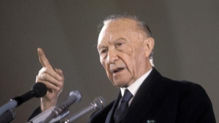Der ehemalige Bundeskanzler Konrad Adenauer (CDU) – hier im Jahr 1963.