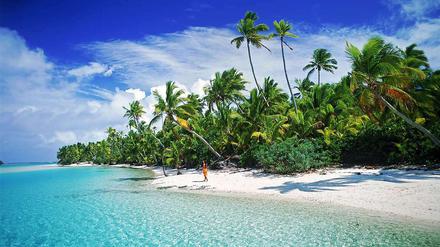 Malerisch - und weitab von europäischen Steuerbehörden: Aitutaki, eine der Cook-Inseln. 