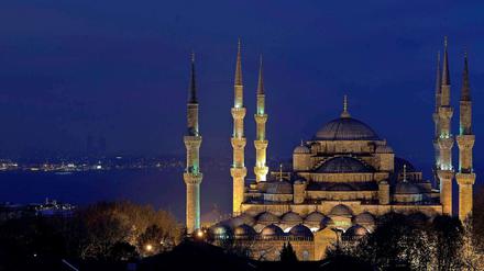 Ein Touristenmagnet in Istanbul: die Blaue Moschee. 