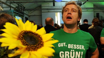 Blumen für alle: Die Grünen werden derzeit von den anderen Parteien umschwärmt.