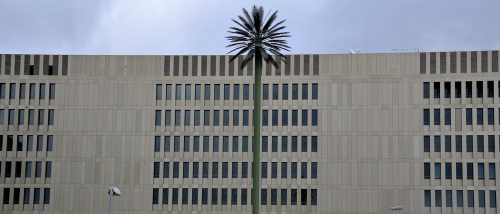 Das Gebäude des Bundesnachrichtendienstes (BND) in Berlin.