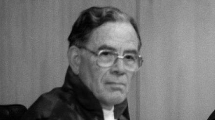 Ernst-Wolfgang Böckenförde 1995 im 2. Senats des Bundesverfassungsgerichts
