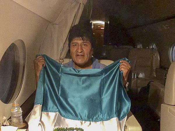 Auf dem Weg nach Mexiko: Evo Morales