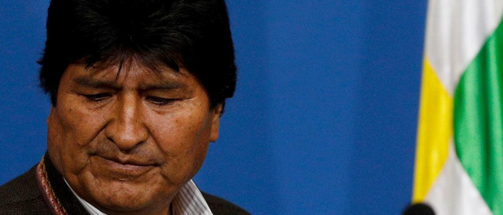 Evo Morales, Ex-Staatspräsident von Bolivien